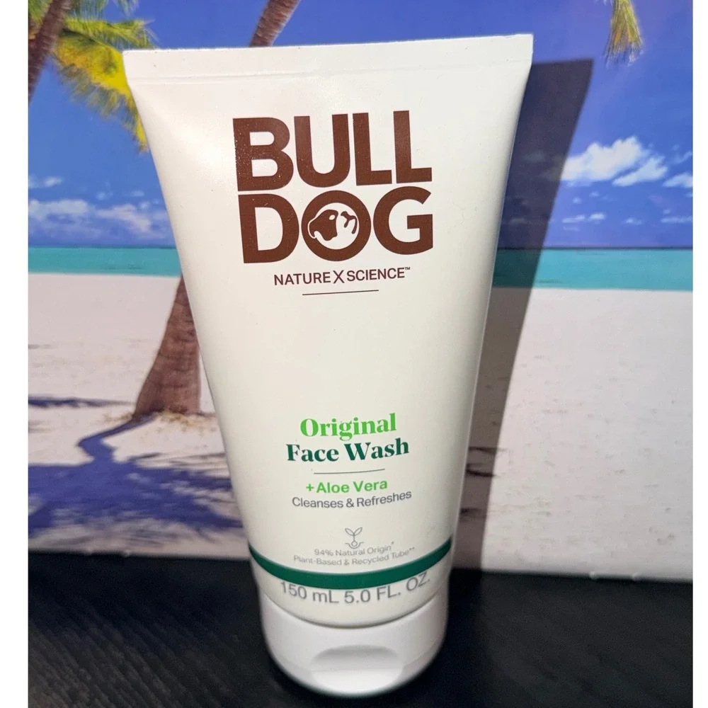Bulldog Skincare For Men Original Face Wash Aloe Vera 5.0oz Vegan New